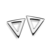 JWLS4U | Earstuds Triangle Silver 1